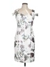 En Focus Studio Print White Casual Dress Size 12 - photo 1