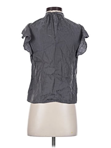 Rebecca Taylor Short Sleeve Silk Top (view 2)