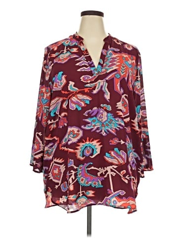 Gibson Latimer 3/4 Sleeve Blouse (view 1)