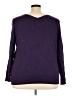 Lane Bryant Purple Pullover Sweater Size 22 - 24 Plus - photo 2