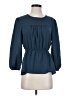 BCBGMAXAZRIA 100% Polyester Blue 3/4 Sleeve Blouse Size XS - photo 1