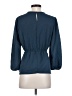 BCBGMAXAZRIA 100% Polyester Blue 3/4 Sleeve Blouse Size XS - photo 2