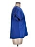 Calvin Klein 100% Polyester Blue Short Sleeve Blouse Size M - photo 4