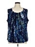 Jones Studio Blue Sleeveless Blouse Size XL - photo 1