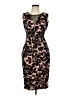 En Focus Studio 100% Polyester Brown Cocktail Dress Size 10 - photo 1