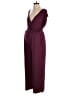 Old Navy - Maternity Solid Burgundy Jumpsuit Size Sm Maternity - photo 1