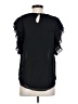 Ichi 100% Polyester Black Short Sleeve Blouse Size S - photo 2