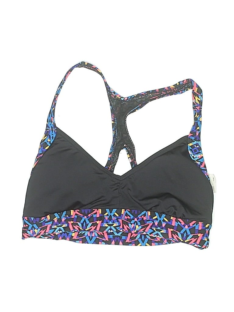 Pre-owned Tyr Swimsuit Top Gray Paisley Pattern Swimwear