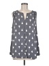 Pixley 100% Polyester Gray Sleeveless Blouse Size XL - photo 1
