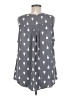 Pixley 100% Polyester Gray Sleeveless Blouse Size XL - photo 2