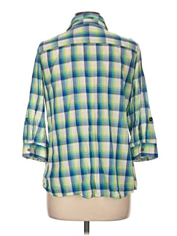 DressBarn 3/4 Sleeve Button-Down Shirt (view 2)