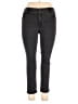 So Slimming by Chico's Houndstooth Gray Jeans Size Lg (2.5) - photo 1