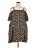 Torrid Floral Black Casual Dress Size 2X Plus (2) - photo 2