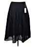 Things Between Solid Black Casual Skirt Size L - photo 1
