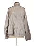 Reebok 100% Polyester Solid Gray Windbreaker Size L - photo 1