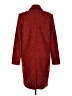 ZAC Zac Posen Tweed Brown Red Coat Size 8 - photo 2