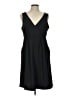 Eddie Bauer Solid Black Cocktail Dress Size L - photo 1