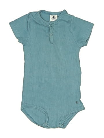 Petit Bateau Short Sleeve Onesie (view 1)
