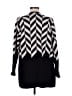 Alfani Chevron-herringbone Black Cardigan Size M - photo 2
