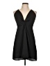 Express 100% Polyester Solid Black Cocktail Dress Size 10 - photo 1