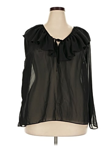 ELOQUII 3/4 Sleeve Blouse (view 1)