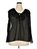 ELOQUII Black 3/4 Sleeve Blouse Size 18 Plus - photo 1