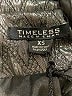 Timeless by Naeem Khan 100% Polyester Metallic Silver Jacket Size XS - photo 6