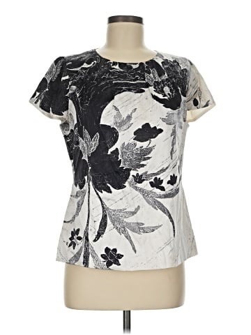 Elie Tahari Short Sleeve Blouse (view 1)
