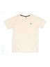 New Balance 100% Polyester Solid Ivory Active T-Shirt Size L (youth) - photo 1