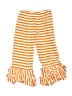 Unbranded 100% Cotton Stripes Orange Casual Pants Size 6X - photo 1