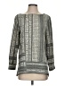 Nic + Zoe Gray 3/4 Sleeve Blouse Size S - photo 1