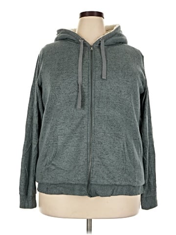 Bobeau Zip Up Hoodie (view 1)