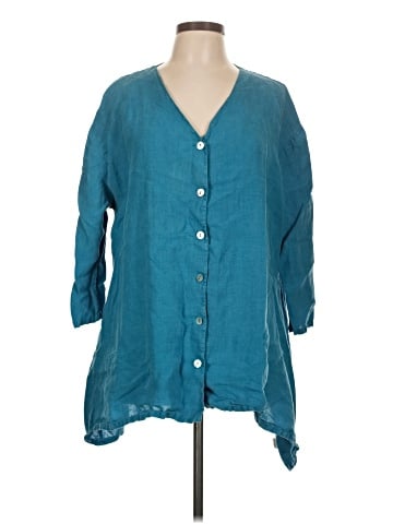 bryn WALKER 3/4 Sleeve Button-Down Shirt (view 1)