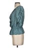 Max Studio 100% Polyester Teal 3/4 Sleeve Blouse Size XS - photo 5