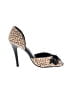 Steve Madden Animal Print Ivory Heels Size 7 - photo 1
