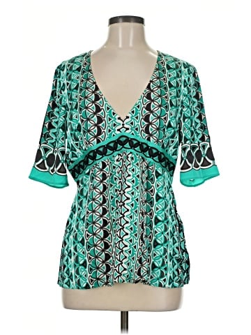Elie Tahari Short Sleeve Blouse (view 1)