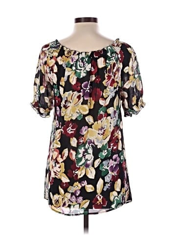 Joie Short Sleeve Silk Top (view 2)