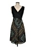 Amadi Chevron-herringbone Teal Cocktail Dress Size M - photo 2