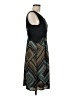 Amadi Chevron-herringbone Teal Cocktail Dress Size M - photo 4