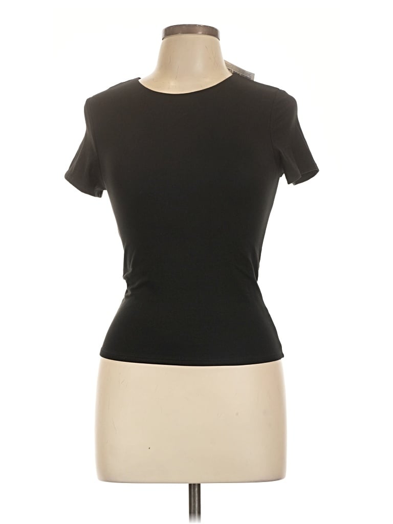 Popular 21 Short Sleeve Turtleneck In Black