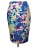 Apt. 9 Floral Ivory Blue Casual Skirt Size L - photo 2