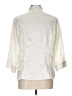Joanna 100% Polyester Ivory 3/4 Sleeve Blouse Size L - photo 2