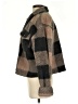 Thread & Supply 100% Polyester Plaid Brown Faux Fur Jacket Size S - photo 5