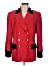 Laurel 100% Wool Red Wool Blazer Size EU 42 / US 12 - photo 1