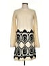 Tibi 100% Wool Graphic Ivory Casual Dress Size S - photo 1