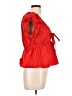 Sienna Sky Red Short Sleeve Blouse Size L - photo 4