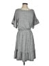 Gap Solid Gray Casual Dress Size S - photo 1