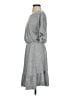 Gap Solid Gray Casual Dress Size S - photo 5