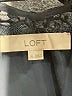 Ann Taylor LOFT 100% Polyester Gray Short Sleeve Top Size XL - photo 7