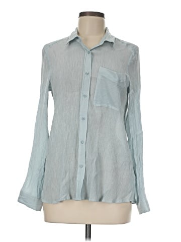 Express Long Sleeve Button-Down Shirt (view 1)